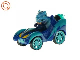 Racerbil med figur (str. L 17 cm)