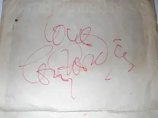 Beatles + Tony Sheridan TS autograf