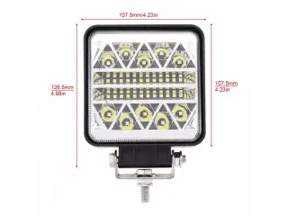 2 stk. 102 watt LED lygter til bil eller maskine.
