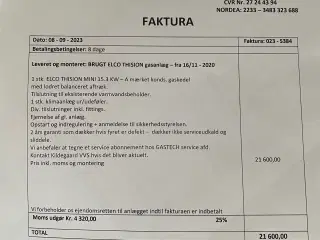 Elco gasfyr 