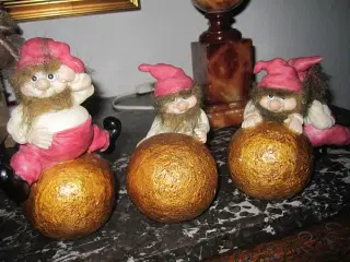 3 stk. sjove figurer af julemænd