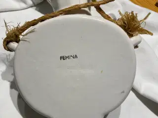Vægvase fajance
