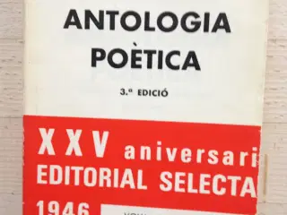 Antologia poètica 1946-1971 edit.