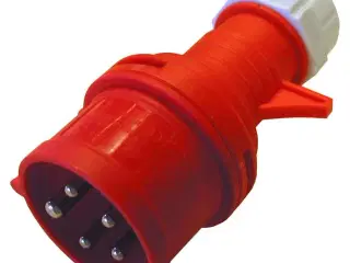 Cee stikprop 16/400v ip44. rød