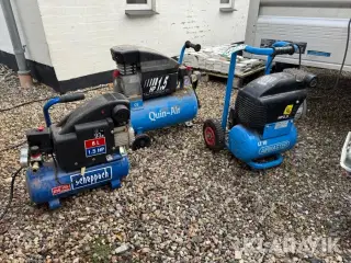 Kompressorer 3 styks