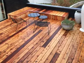Ceder træ - terrasse bræt