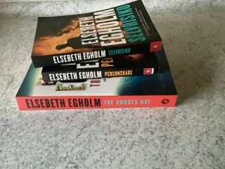 Elsebeth Egholm 3 krimi. Samlet pris 10