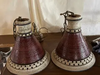 Retro keramik loftslampe