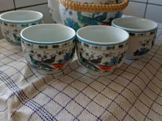 Super flot tesæt i porcelæn