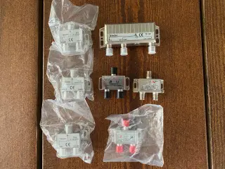 Antennefordeler / F-connector stik