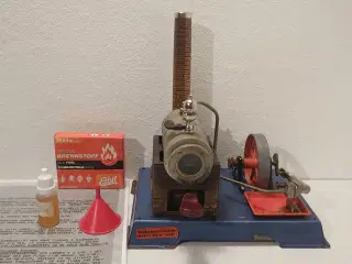 Wilesco dampmaskine D6 incl. tabs, olie mm.