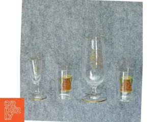 Blandede glas (str. 8 x 5 cm 16 x 5 cm 10 x 4 cm)