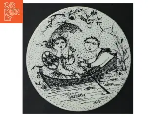 Bjørn Wiinblad platter fra Nymlle (str. Ø 15. cm. 4 styk)