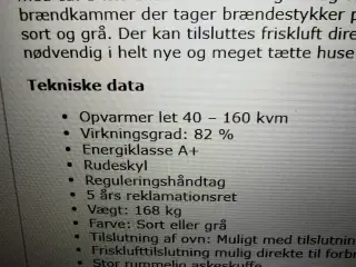 Brændeovn TermaTech TT22