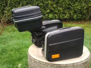 Krauser sidetaske - topboks med nøgle