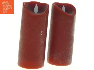 LED vokslys sæt (str. 18 x, 7 cm)