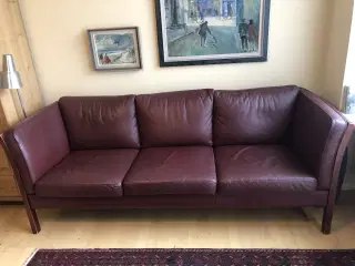 Stouby læder sofagruppe