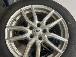 17" alufælge med dæk