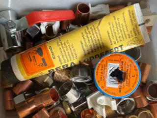 DIV VVS Kobber og messing fittings 