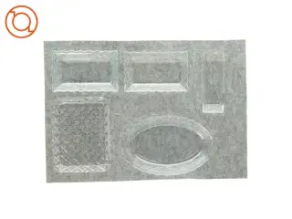 Fade i krystal og glas (5 styks) (str. L 18 til 27 cm)