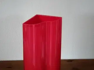 Nuutajärvi Sonetti - Super Flot Rød Glasvase