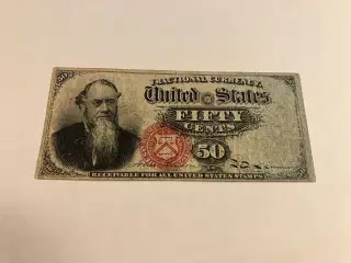 50 Cents 1866 USA