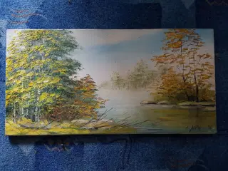 3 stk malerier