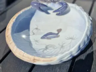 Royal Copenhagen skål med krabbe