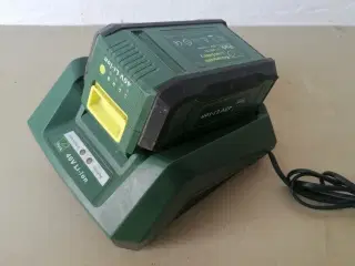 Park lader og batteri 