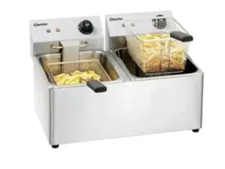 Friture SNACK  IV A162812E dobbelt 2x8 L Bartscher - bordmodel (Udstillingsmodel)