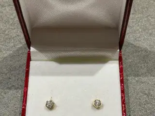 Diamant øreringe 