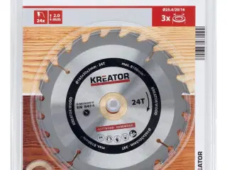 Rundsavsklinge 165 mm - 24 HM tænder