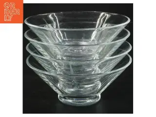 Fire klare skåle fra Rosendahl (str. 4 stk Ø 14 cm)