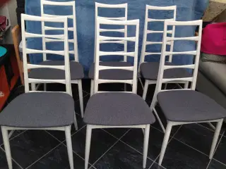 6 spisebords stole af Niels Kofoed  