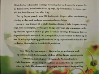 bær og frugter en bog om syltning og historie, af 