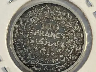 100 francs Morocco 1953