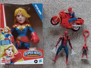 Captain Marvel og spider