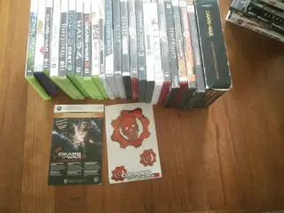 XBOX 360 spil + PC og XBOX spil med HALO collector