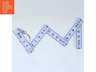 Nøglering med foldelineal (str. 50 cm)