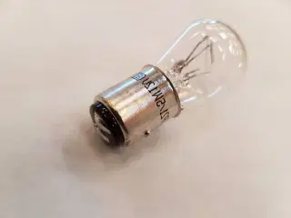 Pære 12v 21/5w til bremse og alm. lys