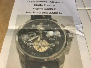 Andre Belfort herre armbåndsur AB 4410