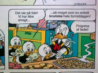 Anders And blad JUL M/K Advent 5 uspecificeret