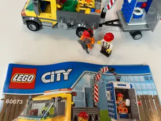 LEGO City 60073 Service Lastbil og Toiletvogn