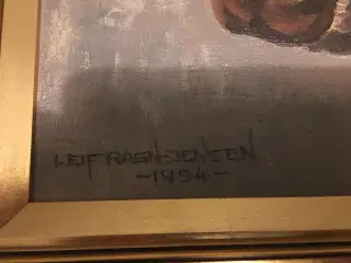 Leif Ragn Jensen oliemaleri, Heste