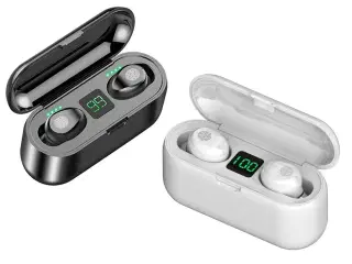 2 sæt Earpads, et sort og et hvidt sæt.