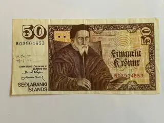 50 Kronur Iceland
