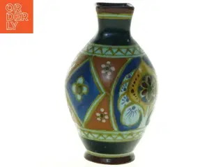 Fajance Art Deco håndmalet vase fra Lindus Arnhem Holland (str. 17 x 10 cm)