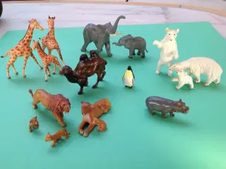 Flotte zoologiske dyr.