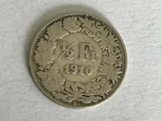 1/2 Franc Switzerland 1910