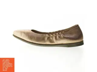 Guld ballerina sko fra Ecco (str. 39 )